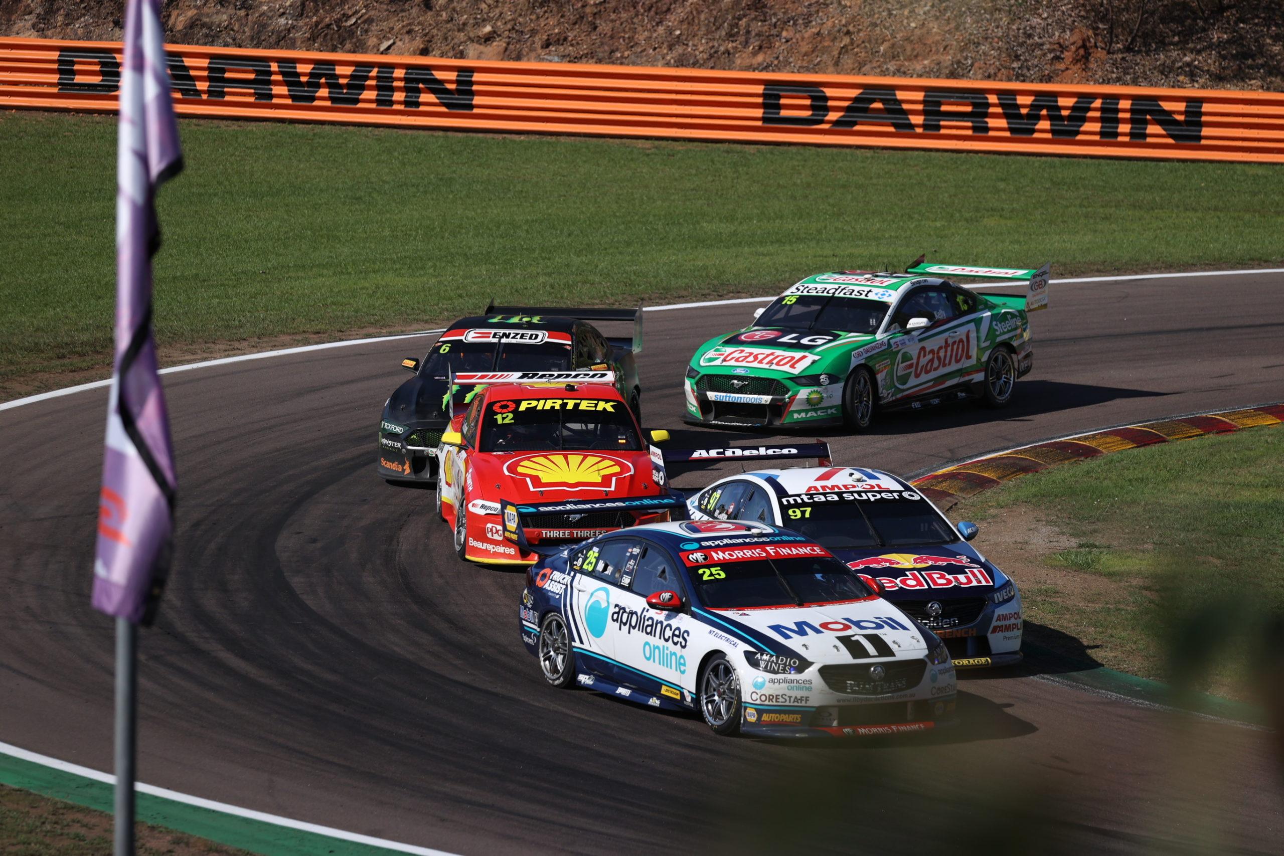 Cars on track at Hidden Valley Raceway