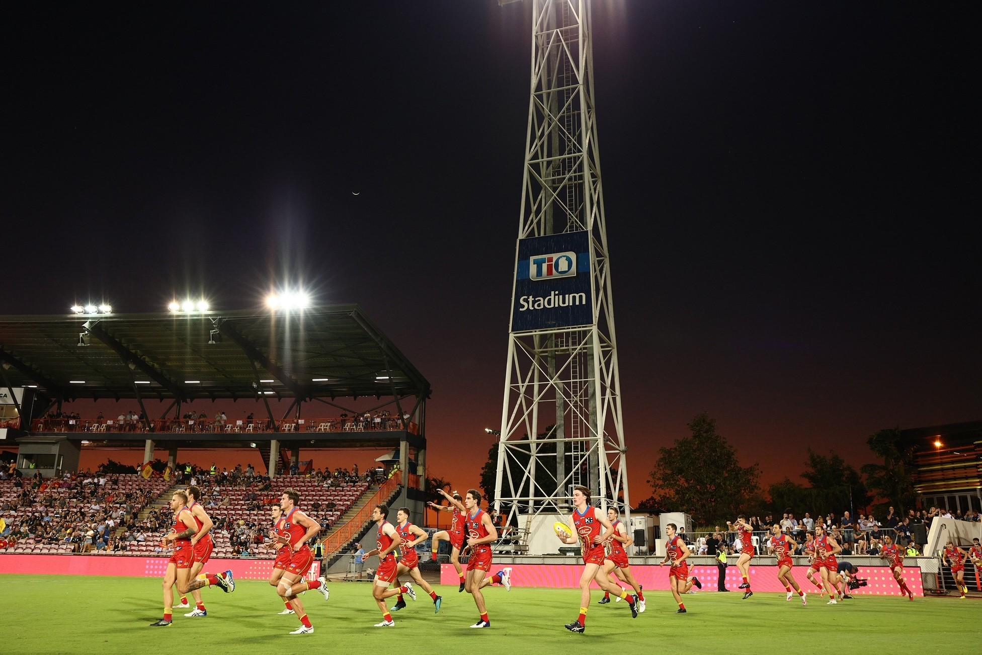 Three AFL games will take place in the NT this season