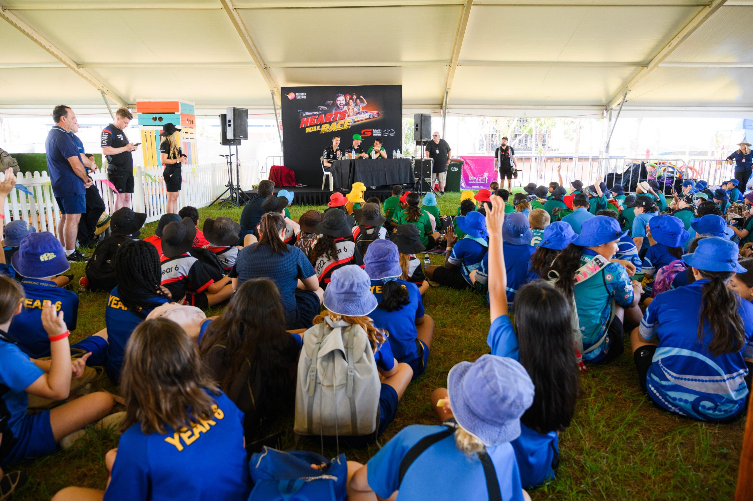 Students on Track at the Darwin Triple Crown